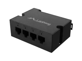 lanberg-switch-poe-extender-1xin-3xout-100mb-fast-ethernet-din-rail-30w