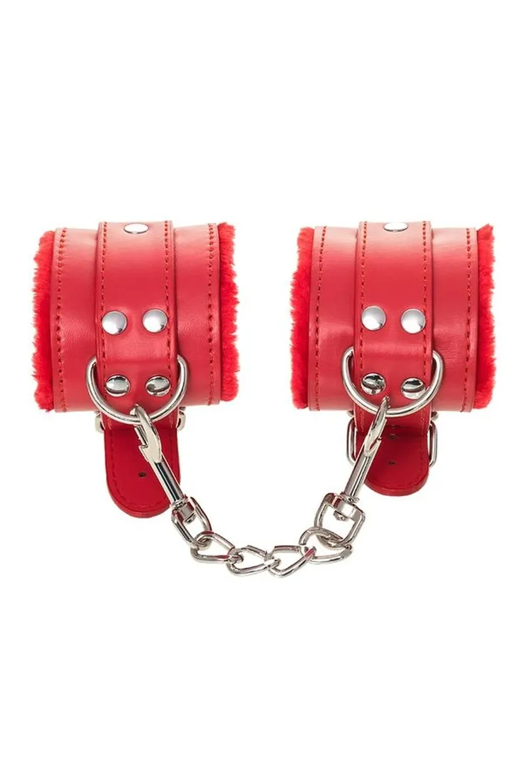 anonymo-handcuffs-pu-leather-red-27-cm