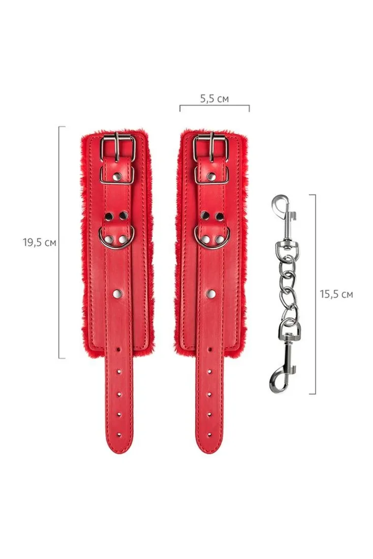 anonymo-handcuffs-pu-leather-red-27-cm