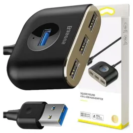adapter-usb-4w1-baseus-square-round-hub-usb-3-0-do-1x-usb-3-0-3x-usb-2-0