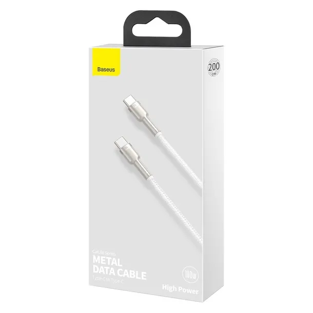 kabel-usb-c-do-usb-c-baseus-cafule-100w-2m-bialy-stan-nowy-zlacza-usb-typ-c-usb-typ-c