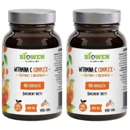 2x-biowen-witamina-c-complex-100-kaps-odpornosc-cera-kolagen-antyoksydanty