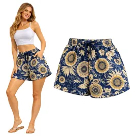 spodenki-damskie-krotkie-luzne-bambusowe-kieszenie-gumka-boho-streetwear