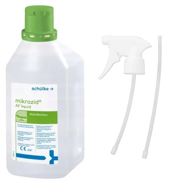 Preparat do dezynfekcji Schulke Mikrozid AF Liquid płyn 1l + spryskiwacz
