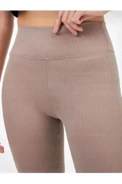 gladkie-legginsy-damskie-wysoki-stan-bezowe-prazkowane-s-5ia