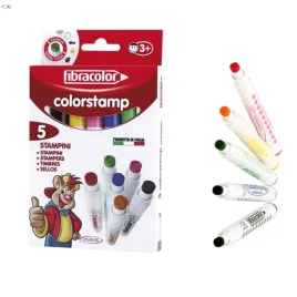 fibracolor-pisaki-flamastry-ze-stempelkami-5-kolorow