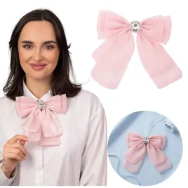 elegancka-broszka-kokarda-rozowa-z-duzym-krysztalem-do-kolnierzyka-koszuli