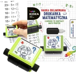 kidea-drukarka-matematycznanauka-odejmowania-liczenia