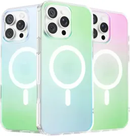 ornarto-etui-magsafe-do-iphone-16-pro-max-holograficzny-gradient-zielone