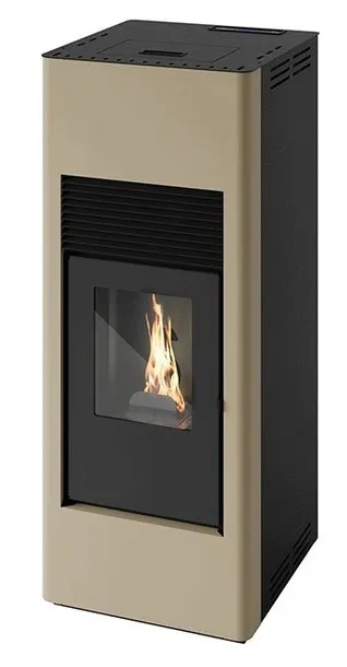 Piec na pellet Eva Calor Marisa 2.0 | 8,0 kW | Cappuccino