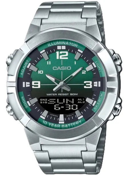 ZEGAREK MĘSKI CASIO AMW-870DA-3AV + BOX + GRAWER