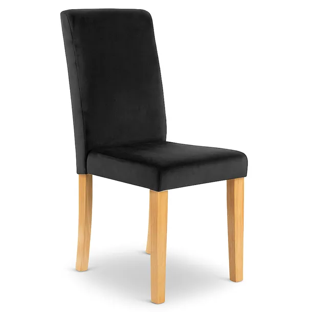 STYLOWE KRZESŁO KUCHNIA JADALNIA SALON TAPICEROWANE KT209 LARO VELVET CZARN