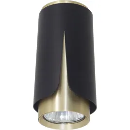 lampa-sufitowa-tuba-flower-gu10-czarna-zlota