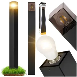 lampa-led-ogrodowa-stojaca-slupek-80cm-zewnetrzna-e27-czarna