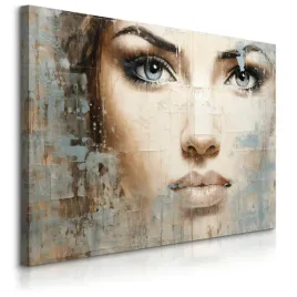 obraz-do-salonu-sypialni-malowany-kobiecy-portret-loft-abstrakcja-30x20