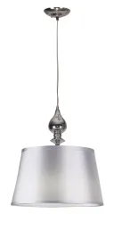 lampa-wiszaca-zyrandol-chrom-e27-abazur-srebrny
