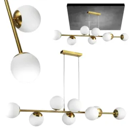 lampa-duza-wiszaca-zyrandol-zloty-dlugi-120cm-kule-klosze-8-punktow-biale