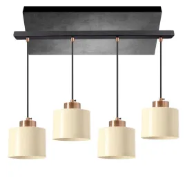 lampa-wiszaca-poczworna-bezowa-maslana-do-kuchni-jadalni-4x60w-e27
