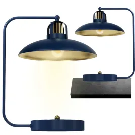 lampka-biurkowa-nocna-gabinetowa-elegancka-granatowo-zlota-industralna-loft