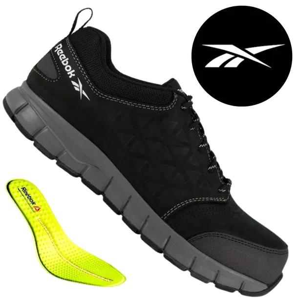 Buty robocze męskie skórzane półbuty BHP S3 Reebok IB1036 - 42