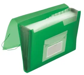 teczka-na-dokumenty-z-gumka-harmonijkowa-a4-12-przegrodek-zielona