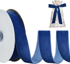 tasma-wstazka-wstazki-aksamitna-miekka-tasiemka-granat-9-m-x-5-cm