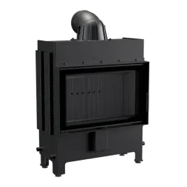 kominek-powietrzny-kratki-lucy-slim-10kw-fi-160-czarne-wylozenie-ekoprojekt