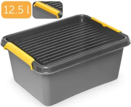 pojemnik-organizer-125-l-z-pokrywa-plastikowe-pudelko-szare-na-zabawki