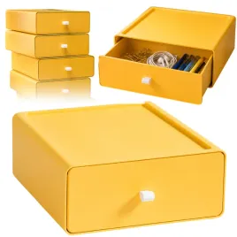 organizer-na-biurko-pudelko-szufladka-na-drobiazgi-przybornik-zolty