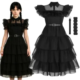 sukienka-wednesday-addams-tiulowa-przebranie-dla-dzieci-halloween-stroj-160