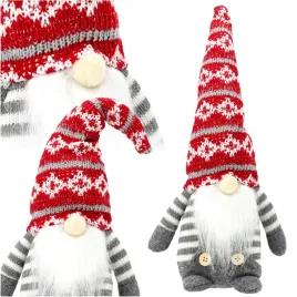 skrzat-swiateczny-krasnal-dekoracja-gnom-siedzacy-duzy-ozdoba-czerwony-36cm