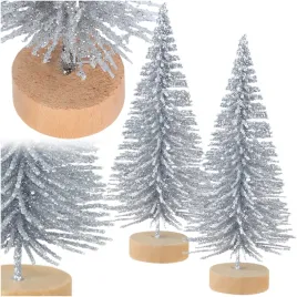 choinka-srebrna-drzewko-dekoracja-swiateczna-brokatowa-2szt-5-5cm