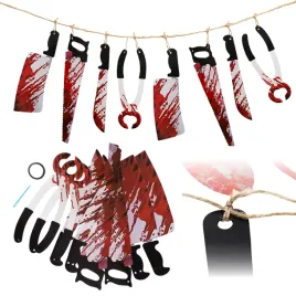 girlanda-halloween-narzedzia-tortur-krwawe-pila-noz-zakrwawiona-200cm