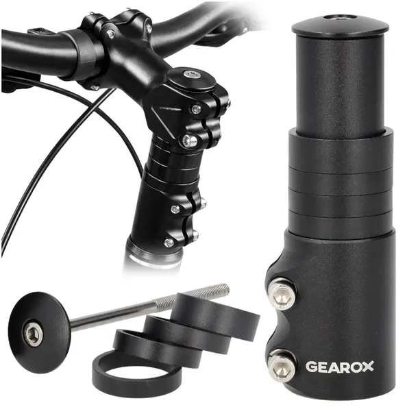 ADAPTER PRZEDŁUŻKA WSPORNIKA KIEROWNICY A-HEAD DO ROWERU PRZEDŁUŻACZ GEAROX