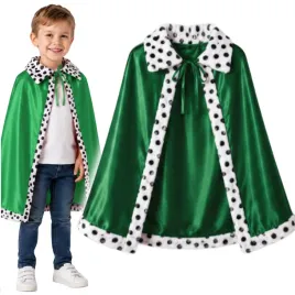 peleryna-krola-kostium-przebranie-jaselka-karnawal-bal-halloween-zielona