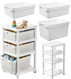 regal-na-zabawki-3-wysuwane-kosze-organizer-dzieciecy-na-kolkach-bialy