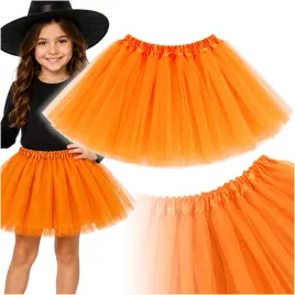 spodniczka-tutu-tiulowa-rozkloszowana-akcesoria-halloween-bal-pomaranczowa