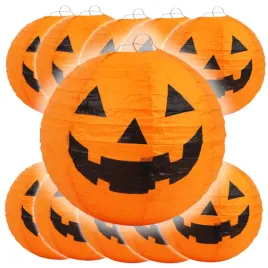 10x-lampion-papierowy-led-dynia-halloween-swiecacy-dekoracja-25-cm-zestaw