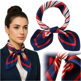 apaszka-stewardessy-chusta-na-szyje-kobieca-chustka-czerwono-granatowa