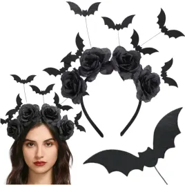 opaska-na-glowe-roze-nietoperze-ozdobna-zombie-kostium-halloween-akcesoria