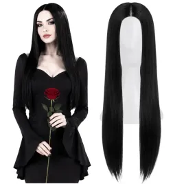 peruka-wlosy-dlugie-czarne-morticia-addams-przebranie-halloween-w106