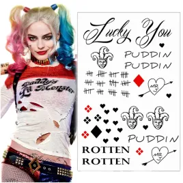 naklejki-sztuczne-tatuaze-na-twarz-harley-quinn-suicide-squad-zestaw-42szt