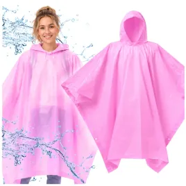 plaszcz-przeciwdeszczowy-peleryna-z-kapturem-poncho-pcv-unisex-rozowy