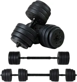 hantle-bitumiczne-40-kg-zestaw-4w1-z-funkcja-sztangi