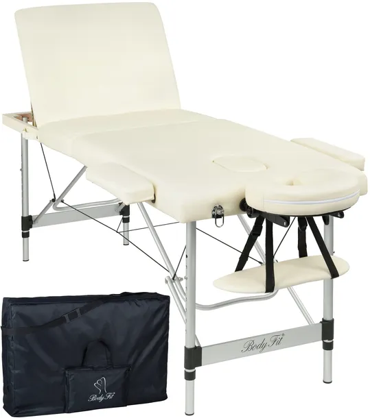 STÓŁ ŁÓŻKO DO MASAŻU ALUMINIOWE 3 SEGMENTOWE + TORBA GRATIS