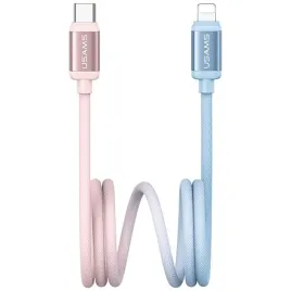 kabel-usams-bicolor-series-sj757-pd-30w-usb-c-lightning-1-2m-niebiesko-roz
