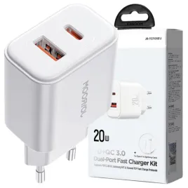 szybka-dwuportowa-ladowarka-sieciowa-20w-usb-c-usb-a-joyroom-jr-tcf05-b