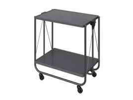 polka-skladana-mobilna-na-kolkach-regal-2-poziomy-organizer