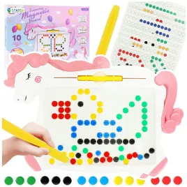 tablica-magnetyczna-board-mozaika-montessori-ukladanka-kropki-magpad-puzzle