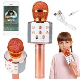 bezprzewodowy-mikrofon-karaoke-bluetooth-z-glosnikiem-rose-gold-ws-858